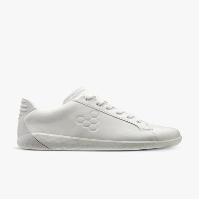 Vivobarefoot Men's Geo Court Casual Shoes - white USA [ZHK904375]